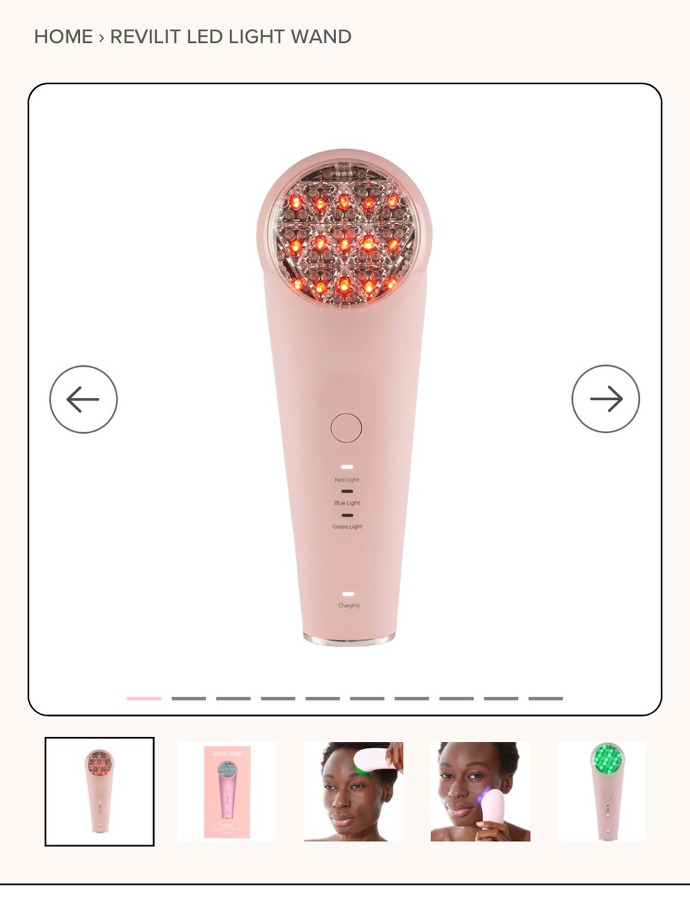Revilit LED Light Wand in Soft Pink